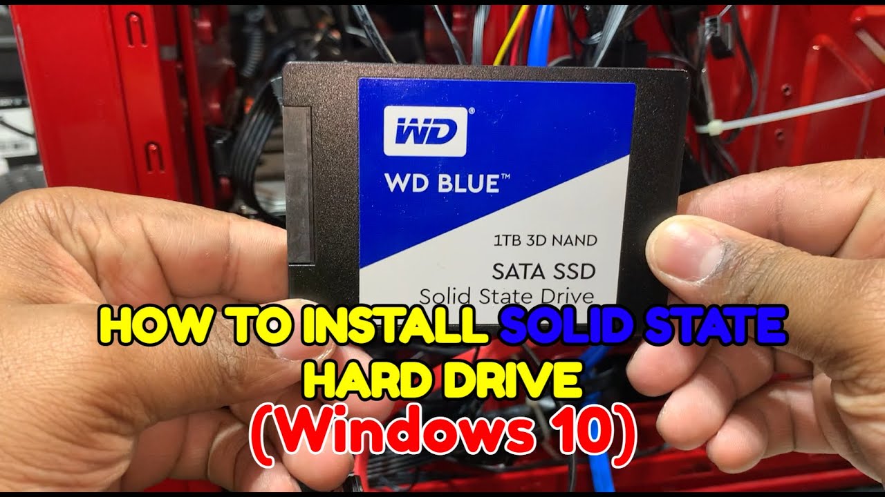 How To Install Solid State Hard Drive | How To Format Solid State Hard